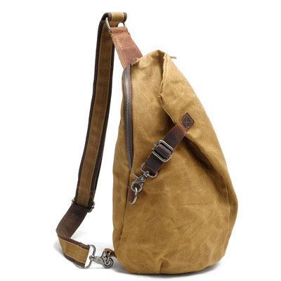 China Fashionable Leisure New Portable Durable Dumpling Shape Men Casual Cross - Body Messenger Sling Chest Shoulder Strap Bag for sale