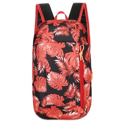 China Waterproof Below 20 Liter Nature Backpack Printed Custom Backpack Outdoor Travel Backpacks for sale