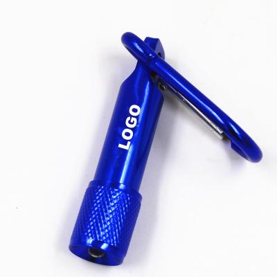 China Mini Carabiner Camping Led Torch Flashlight Wholesale Accept Custom Logo Printed On for sale