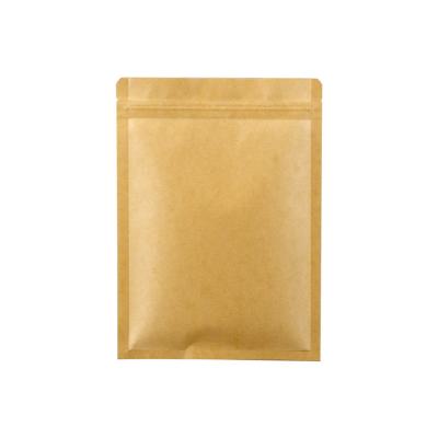 China Microwavable Water Proof Microwaveable Microwaveable Vacuum Lock Kraft Paper Food Tool Tea Bag Heat Seal Paper Zipper Small Vacuum Storage Bags Lamination Pouches for sale