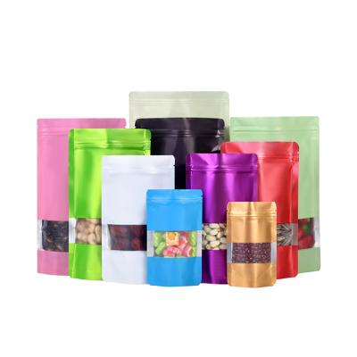 China Recyclable High Quality Colorful Al Foil Stand Up Packaging Bag With Zip Lock for sale