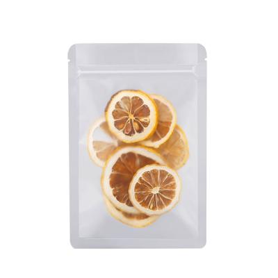 China BIODEGRADABLE Frosted Transparent Self Seal Fruit Zipper Plastic Packaging Bags for sale