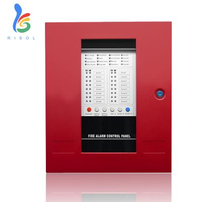 China Conventional 16 Zone Fire Alarm Repeater Panel and 18 Amp Hour Batter Indication Control Panel for sale