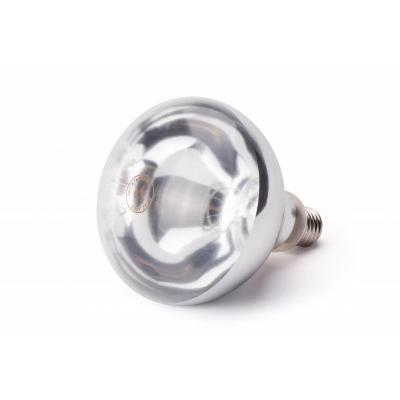 China Medical Treatment R125 100w 150w 250w 350w IR Waterproof Circular Halogen Heater Bulbs Infrared Lamp For Hotel Restaurant Food Heating for sale