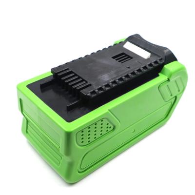 China Machine Tools Replacement 40v Power Tool Battery For G REENWORK BA40L210 HT40B210 BST4000 MO40B01 for sale