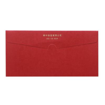 China High Quality Red Gift Envelope Gift Voucher Packaging Wallet Envelope Custom Gold Printing Gift Envelope for sale