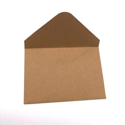 China Gift Envelope Custom Printing Brown Invitation Card Greeting Card Wrapping Paper Gift Wrap for sale