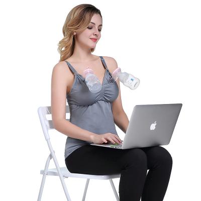 China Plus Size Sling Vest Nursing Tank Maternity Upper Nursing Bra Breastfeeding Clothes Maternity Bra for sale