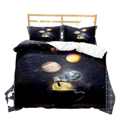 China Machine Washable OEM FLUFFY Bedding Sets Microfiber Velvet Bedding Quilting Duvet Cover Set Accept Design LOGO and Picture for sale