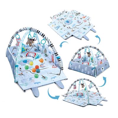 China Educational Toy Cheap baby fitness rack music Pedal Piano toys 0-36 months Newborn baby piano play pads sell well for sale