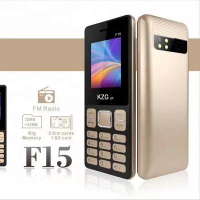 China Dual SIM Card Stock Dual SIM card Brand Quality KZG F15 Feature Mobile Phone latest functional phone for sale