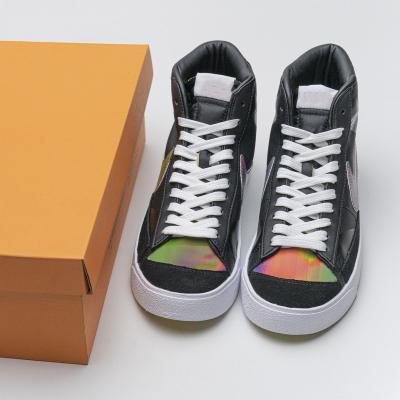 China Wholesale Fashion Trend Price Mid “77 Black Blazer Vintage Black Luminous Cactus Casual Walking Running Basketball Shoes For Women Men for sale