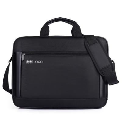 China Eco-friendly Management Computer Bag Portable Business Polyester Laptop Bag Tote Laptop Bag Custom Logo 15 Inch Laptop Case For Macbook for sale