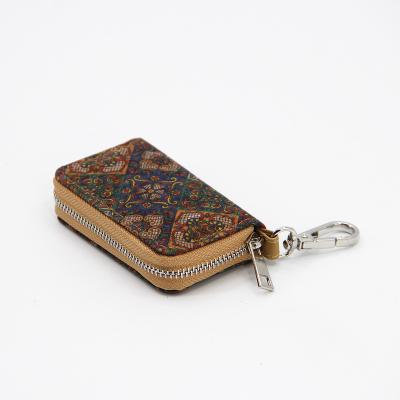 China 2020 Vintage Eco-Friendly Cork Mini Key Bags Organizer Key Wallet for sale