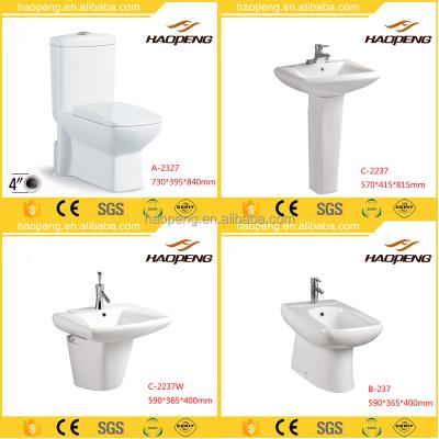 China Economical Ceramic Washdown Toilet Set Double-Flow Bathroom WC One Piece Toilet Bowl Brand for sale