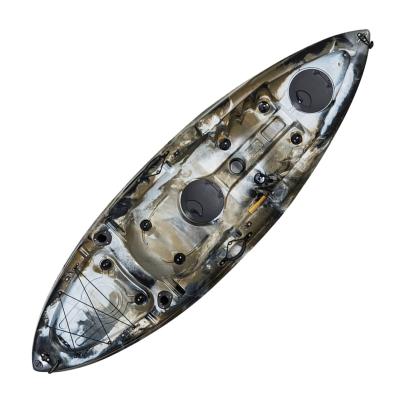 China Cheap rotomolded family entertainment and fishing plastic fishing boats from kuer kayak for sale