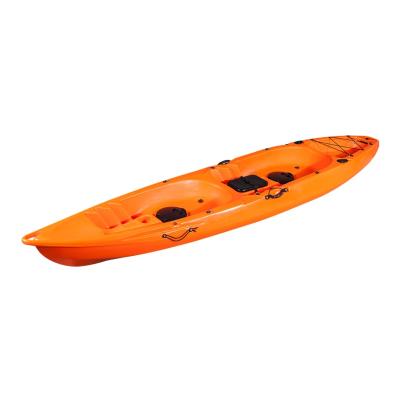 China LLDPE/HDPE Kuer Rotomolded tandem kayak family sit on top wholesale 2 person fishing kayak for sale for sale