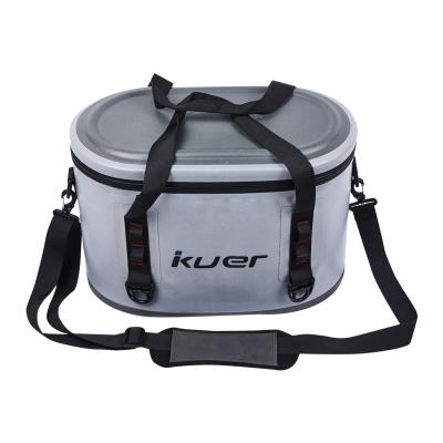 China Waterproof Insulated Cooler Bag For Milk Cooler Food Leather Bag Large Beach Ice Cooler Bag for sale