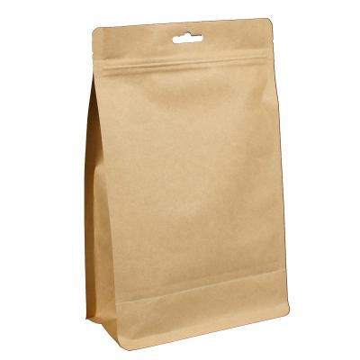 China Environmental Protection Food Packaging EU Standards Kraft Paper Moisture Proof Professional Customized Bag for sale