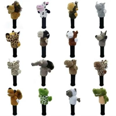 China TOYS Factory Custom Wholesale OEM&ODM Recycled Animal Cloth Cartoon Golf Club Head Cover Golf Accessories for sale