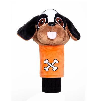 China Wholesale Cute Plush Dog Soft and Comfortable Recycled Safe OEM&ODM Factory Price Golf Head Cover for Anyone for sale