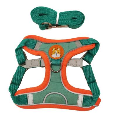 China Hot Selling Plush Dog Harness Padded Chest Dogs Invest Leash Harness for sale