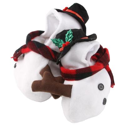 China PLAY New Snowman Costume for Halloween, Dog and Cat Costume, Holding Pet Costume for sale