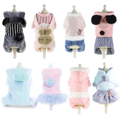 China TOYS pet clothes autumn and winter dogs with fleece thickened small and medium warm pet clothing for sale