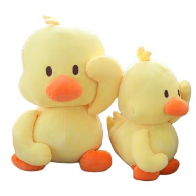 China Hot Selling Kawaii Plush Stuffed Yellow Duck Plush Doll Toy Soft Stuffed Ducks Toys for sale