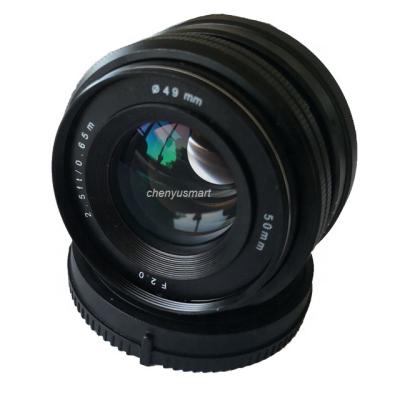 China Hot 2019 Portrait Lens 50mm F2.0 DSLR Camera Lens Camera Portrait Lens for sale