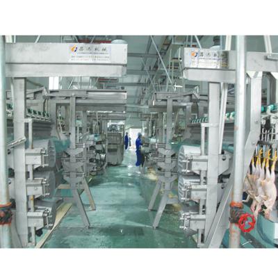 China Customized Commercial Semi-automatic Peladora De pollos Slaughtering Line Factory Price Chicken Slaughtering Line For Slaughterhouse for sale