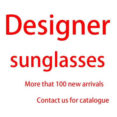 China 2022 Famous Brands High Quality Wholesale Luxury Designer Sunglasses Shades With Box For Women for sale