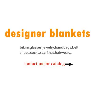 China High Quality Letter Shape Disposable Wholesale Summer Brand Designer Luxury Cooling Blanket With Multi Styles for sale