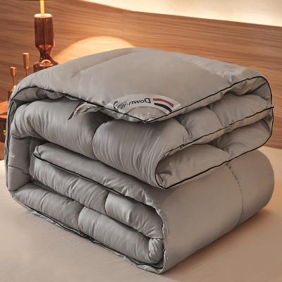 China Warm 100% Custom Cotton 400 Tc Hotel Goose/Duck Down Comforters Duvets Hilton Feather Four Seasons Quilt for sale