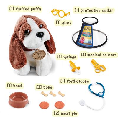 China 12 Piece Care and Pet Vet Set with Puppy and Accessories 4A903-1 for sale