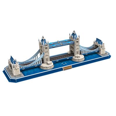 China Toy Tower Bridge 3D Cartoon Puzzles For Adults And Children UK Famous Big Ben Building Series for sale