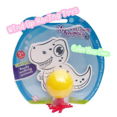 China Dinosaur Fun and Educational Wind-Up Toy Cute Waddle Race Game for Kids 1E003-A3 for sale