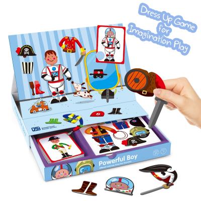 China Practical Activity, Magnetic Boy Dress Up Play Set, Professions 1H196864 for sale