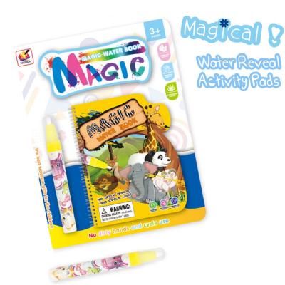 China Magic Ink Paper Coloring Book Set for Boys Toddlers Kids, Safari Themed for sale