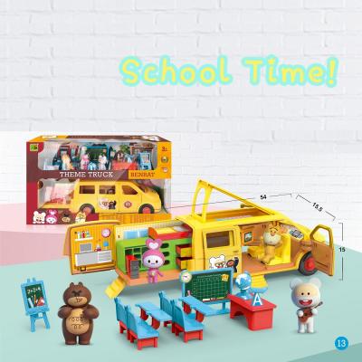 China Large Interactive Learning Plastic Toy, Pretend and Play School Classroom Set for sale