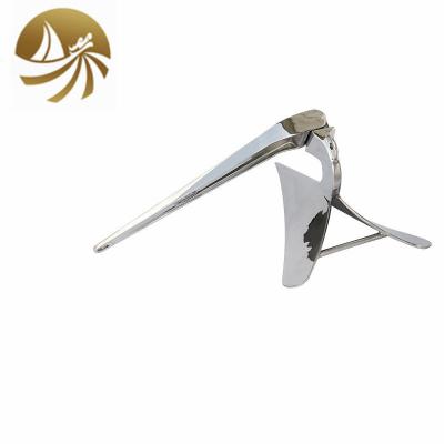 China Stainless Steel Boat Accessories Marine Hardware Casting Mirror Polish Plow Making Steel Anchor Strainless For Boat /Yacht Fittings for sale