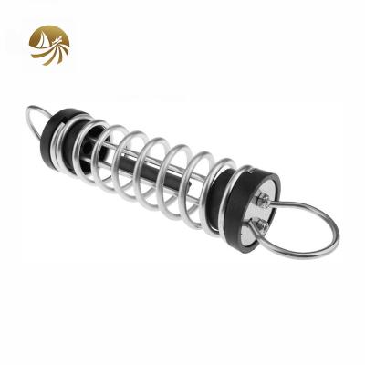 China Muffler Manufacturing Strainless Boat Accessories Marine Hardware Mooring Steel Spring With Rubber Muffler For Boat /Yacht Fittings for sale