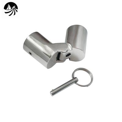 China Stainless Steel Boat Accessories Precision Casting Tube Joint Quick Pin With Ring Mirror Polish Marine Hardware For Boat/Yacht for sale