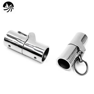 China Stainless Steel Boat Accessories Precision Casting Tube Joint Quick Pin With Ring Mirror Polish Marine Hardware For Boat/Yacht for sale