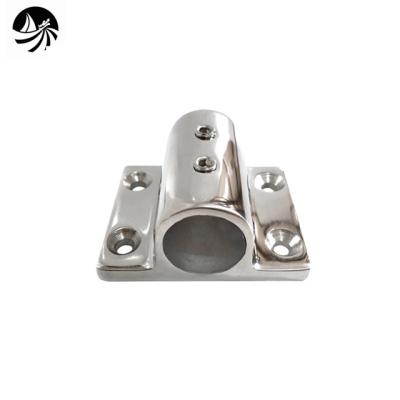 China Stainless Steel Boat Accessories Marine Hardware Mount Tube Netting Bracket Strainless For Boat /Yacht /ship Boat Rig for sale