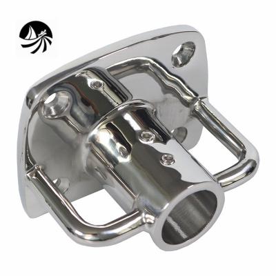 China Polish Marine Hardware Factory Stainless Steel Boat Accessories Bracket Base Mirror For Boat/Yacht/Boat Trims for sale