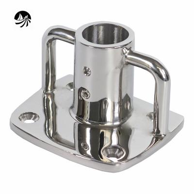 China Polish Marine Hardware Factory Stainless Steel Boat Accessories Bracket Base Mirror For Boat/Yacht/Boat Trims for sale