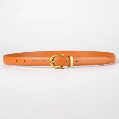 China Fashion Gorgeous Luxury All-match Luxury All-match Belt Designer Leather Belt Decorative Slim Women Korean Student Style Jeans Belt for sale