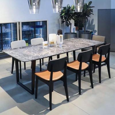 China Natural Marble New Design Dining Table High Quality Luxury Kitchen Dining On Sale for sale