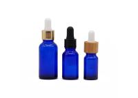 Cina Il contagoccia ricopre la bottiglia di vetro dell'olio essenziale con i contagocce della vite di 18mm in vendita